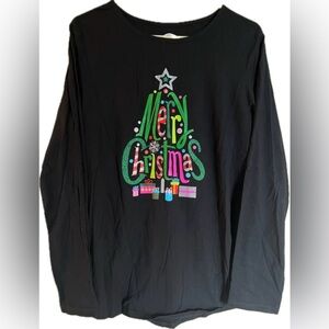 Merry Christmas long sleeve shirt. Excellent condition! Women’s size XL